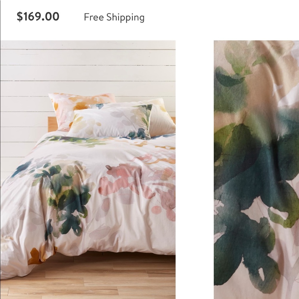 NWT TREASURE & BOND QUEEN DUVET!!!